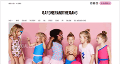 Desktop Screenshot of gardnerandthegang.com